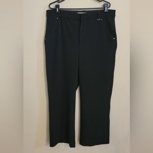 Democracy “Ab” Technology Cropped Kick Flare Pants Office Professional Size 16